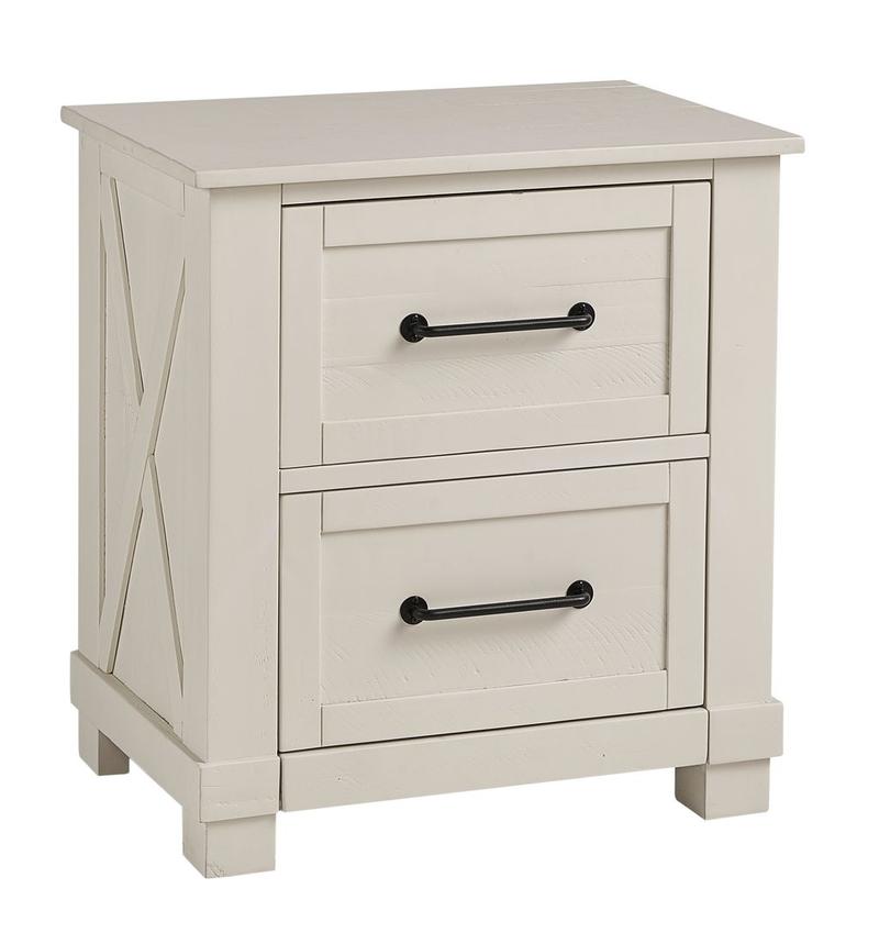 Sun Valley Nightstand, White Finish