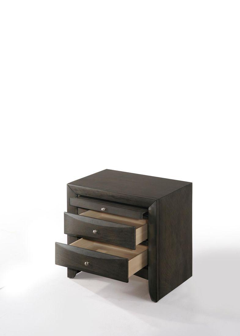 Ireland Gray Oak Nightstand