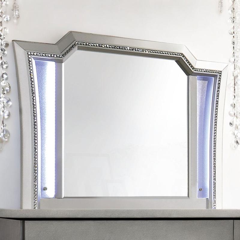 Kaitlyn LED & Champagne Mirror W/Led