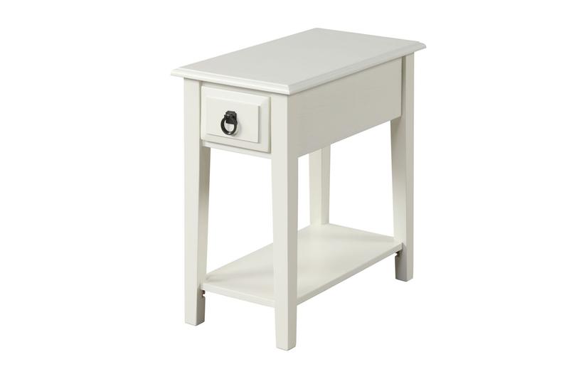 Jeana White Accent Table