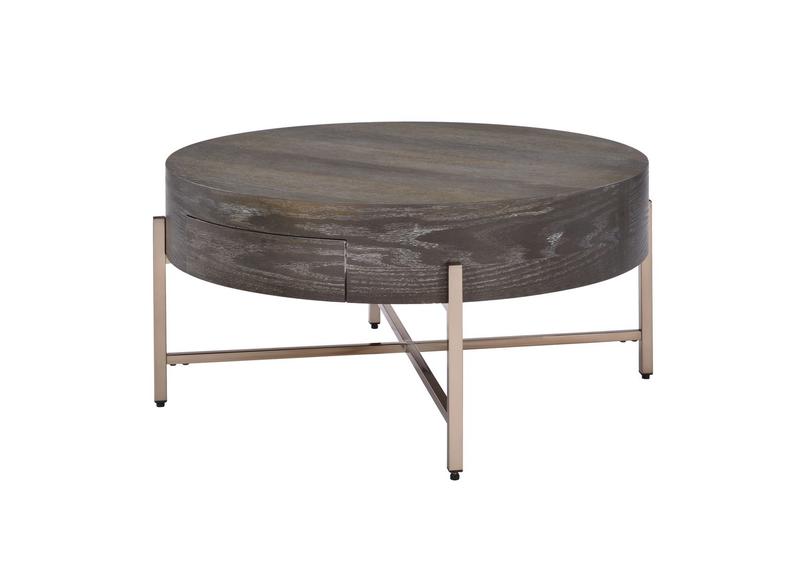 Weyton Light Brown & Champagne  Coffee Table