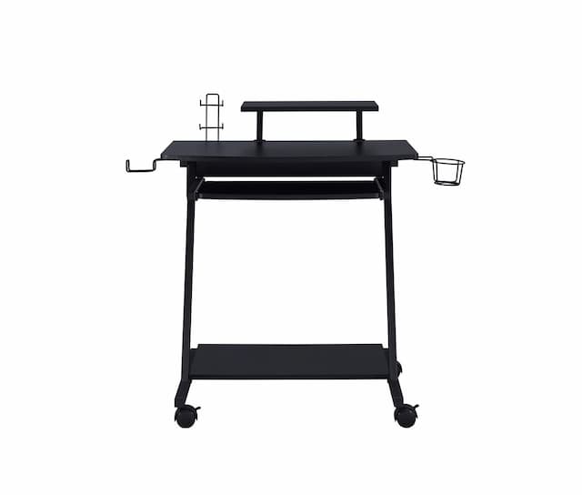 Ordrees Black Finish Gaming Desk