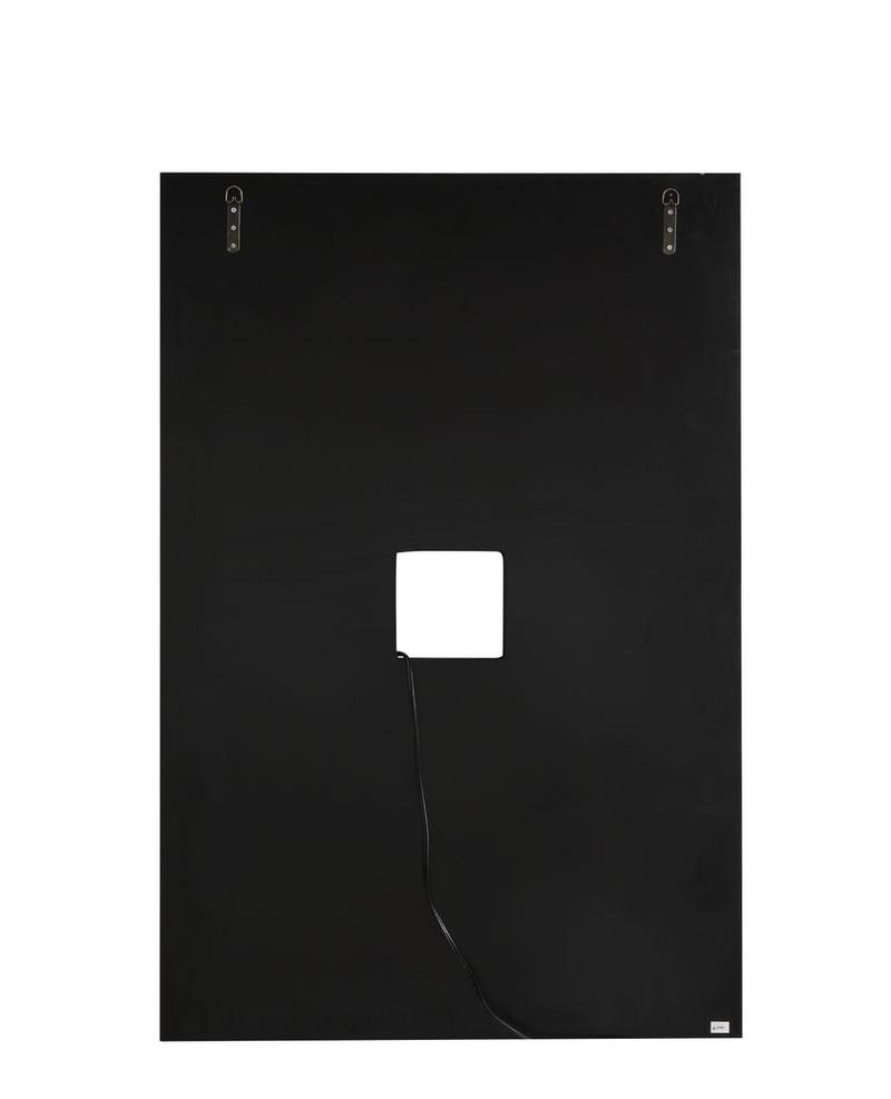 Nysa Mirrored & Faux Crystals Accent Mirror W/Led