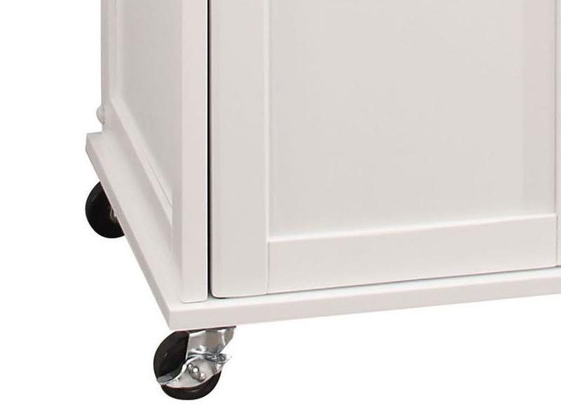 Tullarick Natural & White Kitchen Cart