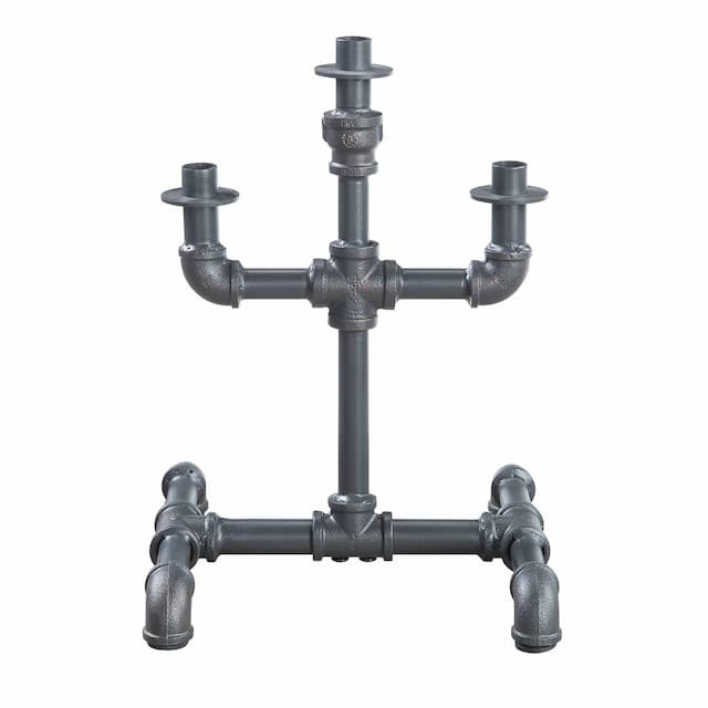 Brantley Sandy Gray Finish Candle Holder