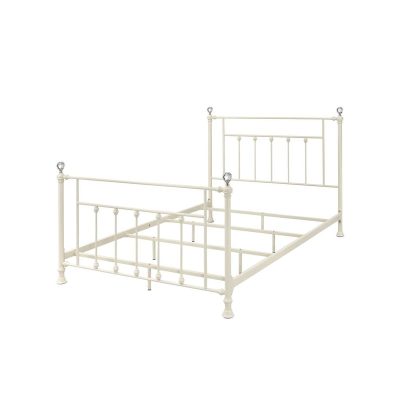 Comet White Finish Full Bed