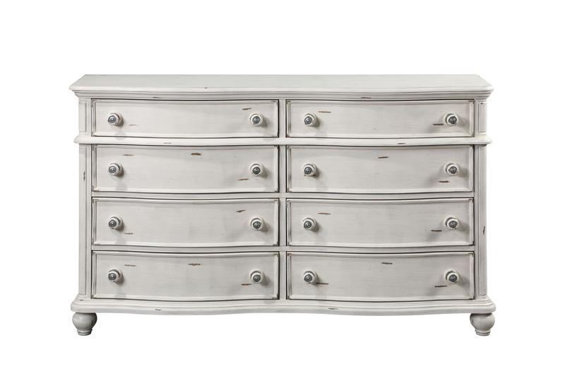 Jaqueline Antique White Finish Dresser