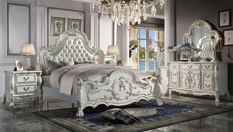 Dresden Bone White Finish Dresser