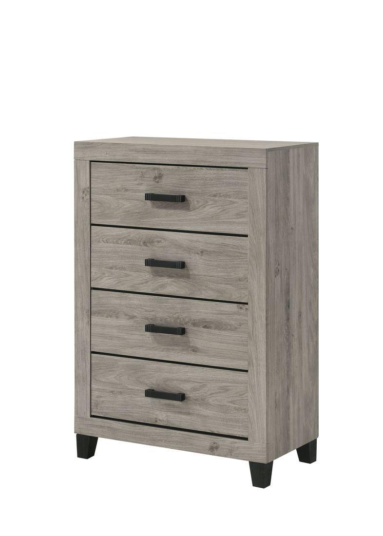Mari Light Gray Finish Chest