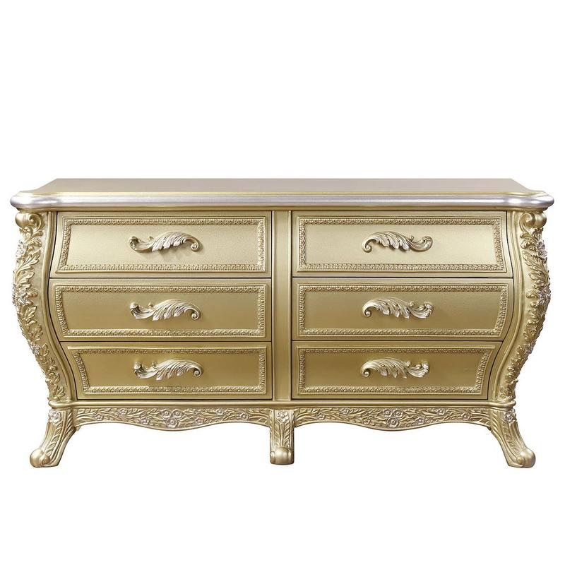Cabriole Gold Finish Server