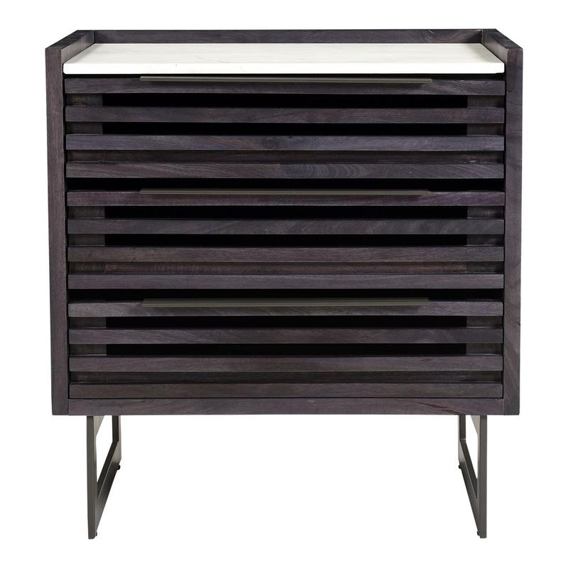 PALOMA 3 DRAWER NIGHTSTAND