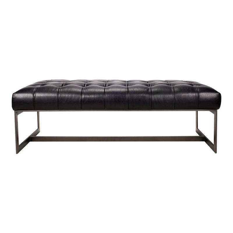WYATT LEATHER BENCH