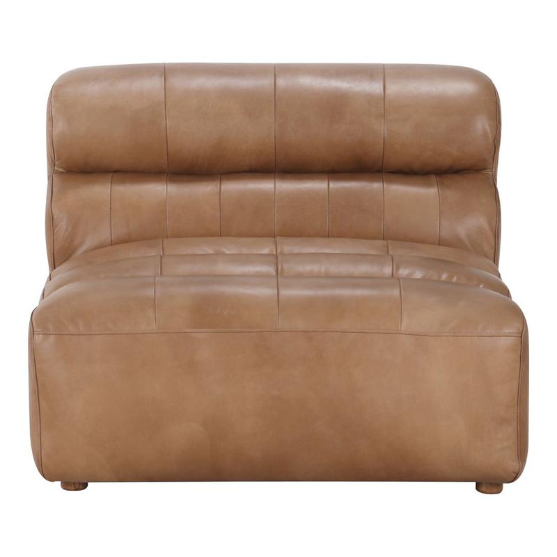RAMSAY LEATHER SLIPPER CHAIR