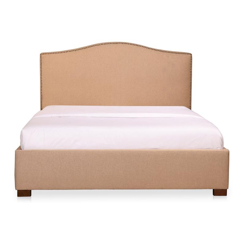 Zale Queen Bed Oatmeal