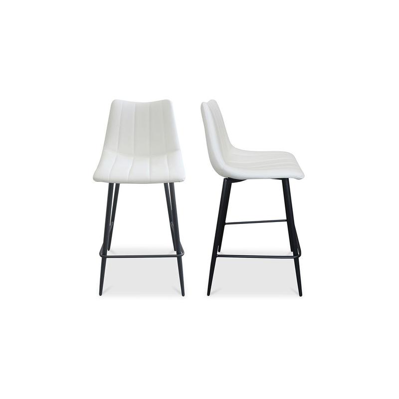 ALIBI COUNTER STOOL IVORY-SET OF TWO