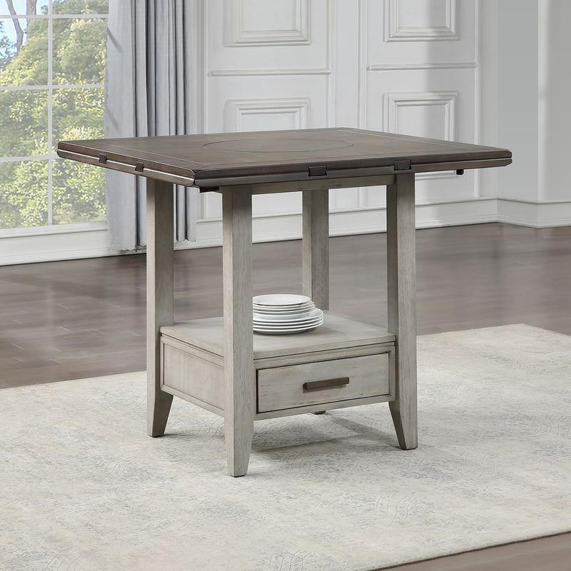 Abacus Drop Leaf Counter Table