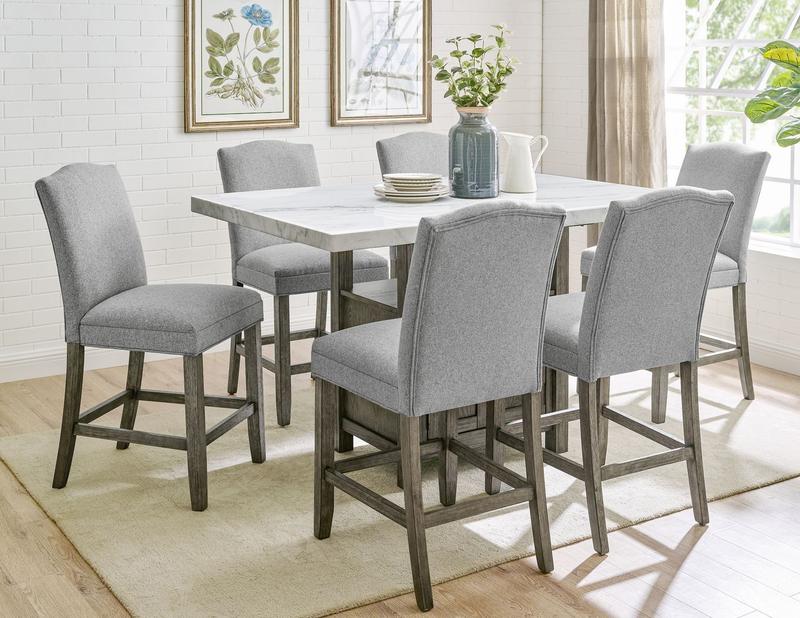 Grayson 7pc Counter Height Dining Set