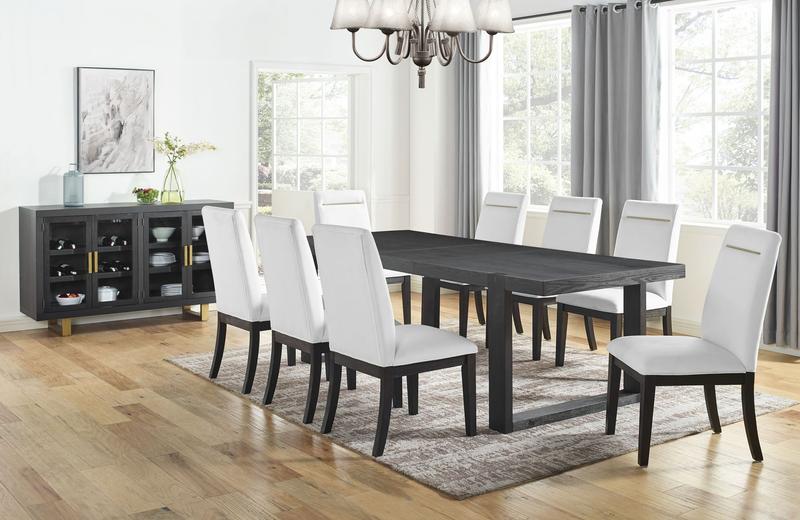 Yves 10pc Dining Set - White