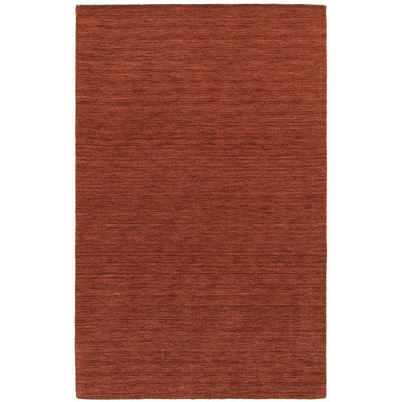 Aniston 27103 Red Hand-crafted Wool Area Rug - 5' x 8'