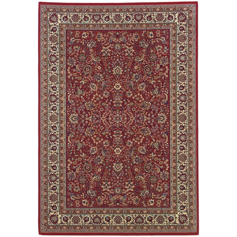 Ariana 113R3 Red/ Ivory Indoor Area Rug - 2' x 3'
