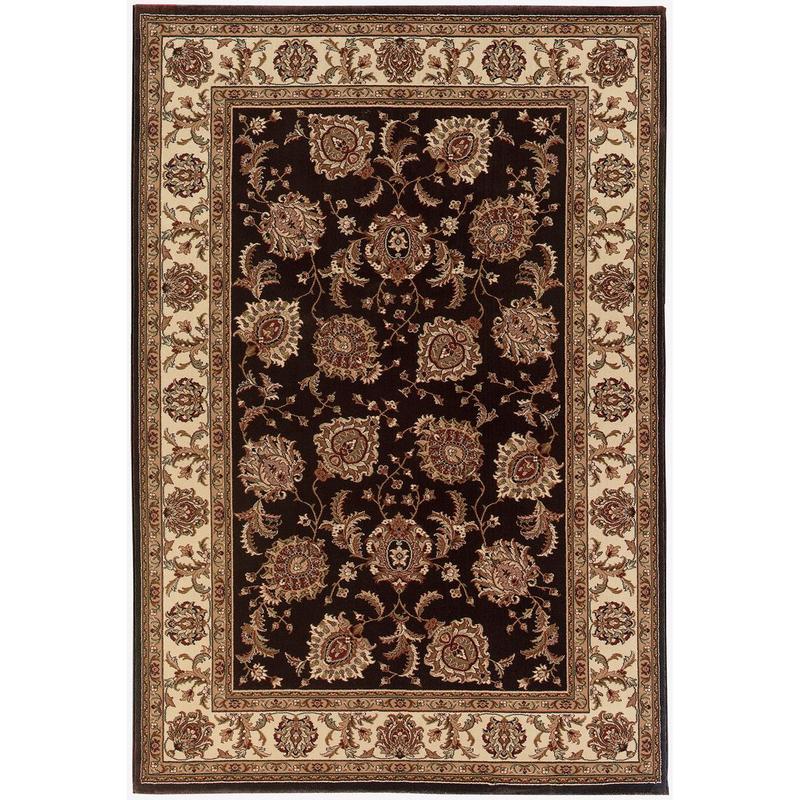 Ariana 117D3 Brown/ Ivory Indoor Area Rug - 2' x 3'
