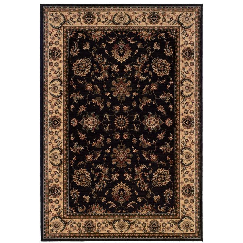 Ariana 311K3 Black/ Ivory Indoor Area Rug