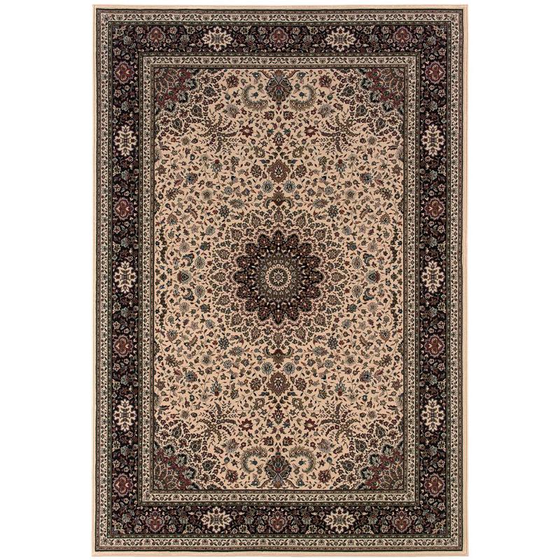 Ariana 095I8 Ivory/ Black Indoor Area Rug - 2' x 3'