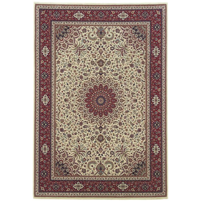 Ariana 095J3 Ivory/ Red Indoor Area Rug - 2' x 3'