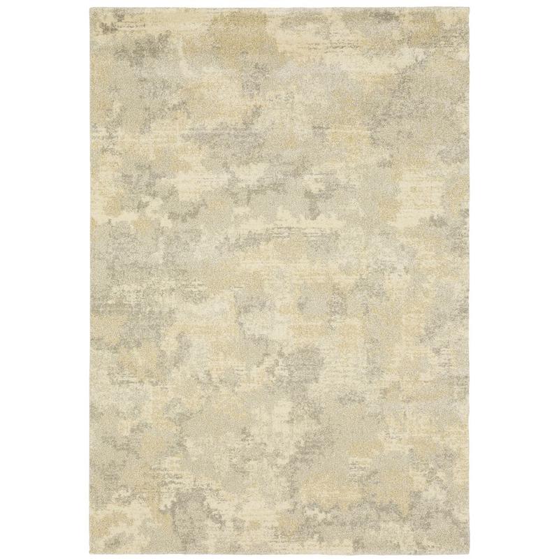 Astor 2268J Beige/ Grey Indoor Area Rug - 3'10" x 5'5"