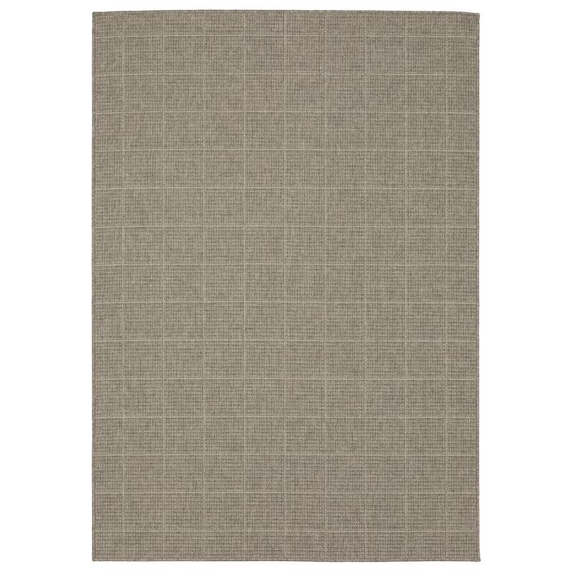 Caicos CA04B Grey/ Light Grey Ultimate Performance Area Rug - 3'3" x 5'