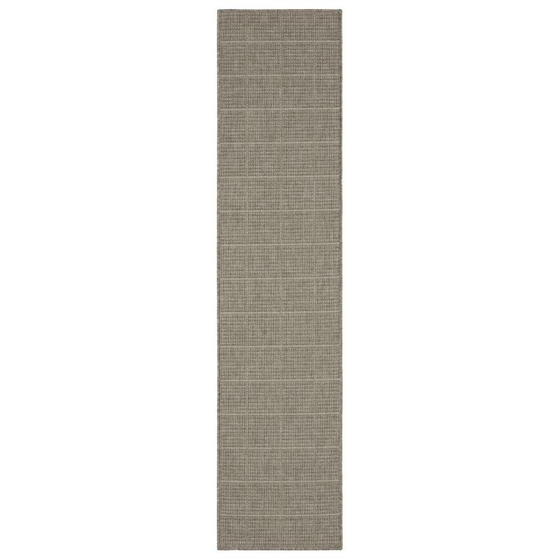 Caicos CA04B Grey/ Light Grey Ultimate Performance Area Rug - 1'10" x 7'6"