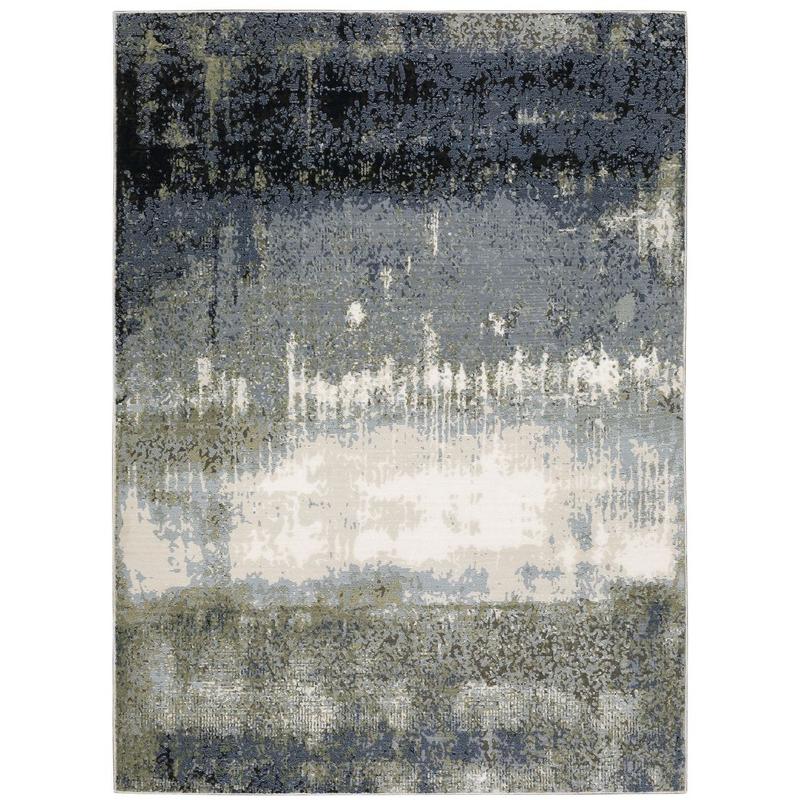 Caravan 5571H Blue/ Green Indoor Area Rug