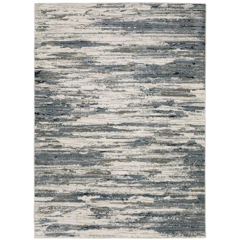 Caravan 750W8 Blue/ Grey Indoor Area Rug