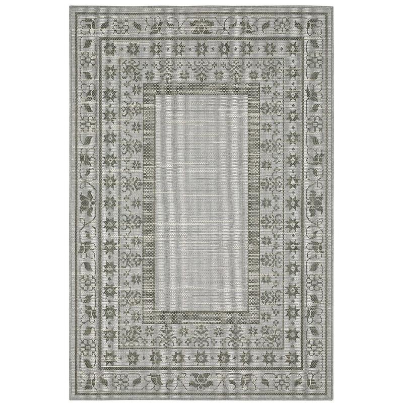 Cyprus 6153N Beige/ Grey Indoor/Outdoor Area Rug - 9'10" x 12'10"