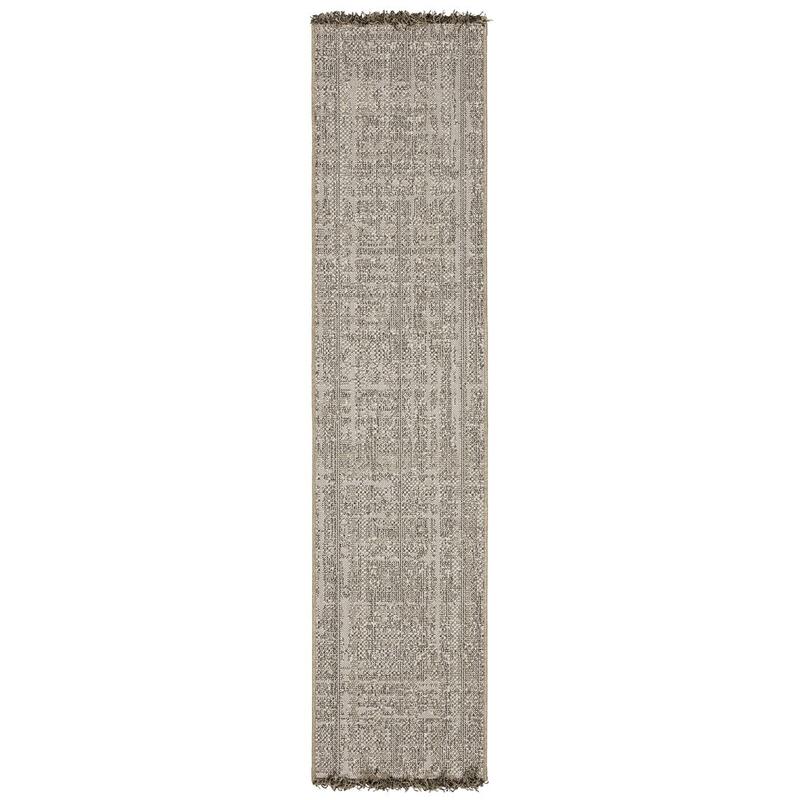 Gillian 4928H Beige/ Black Ultimate Performance Area Rug - 1'10" x 7'6"