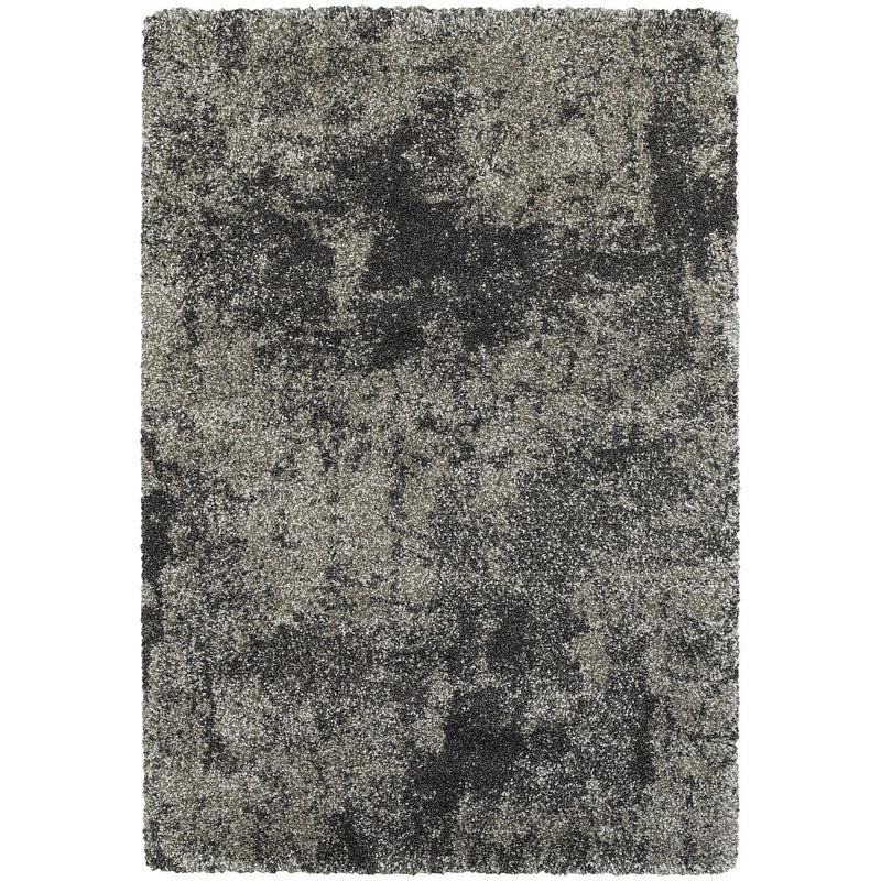 Henderson 5503Z Grey/ Charcoal Indoor Area Rug - 3'10" x 5'5"