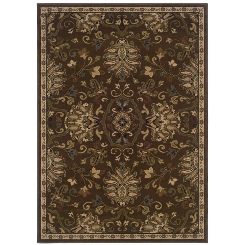 Hudson 042H1 Green/ Beige Indoor Area Rug - 10' x 13'