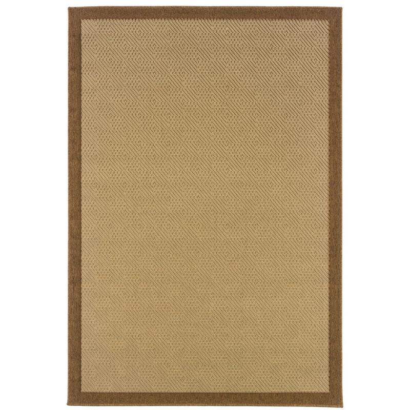 Lanai 525D7 Beige/ Brown Indoor/Outdoor Area Rug - 8'6" x 13'