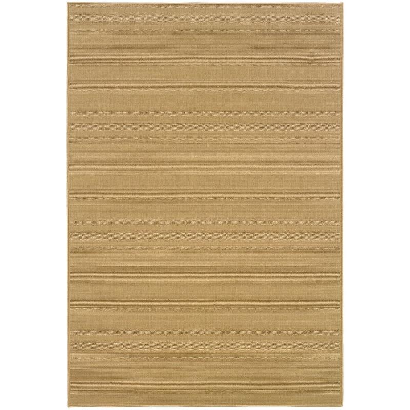 Lanai 781Y1 Tan Indoor/Outdoor Area Rug - 1'8" x 3'7"