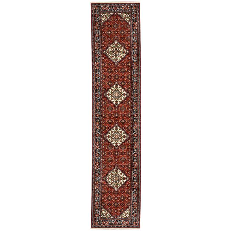 Lilihan 001C6 Red/ Blue Indoor Area Rug