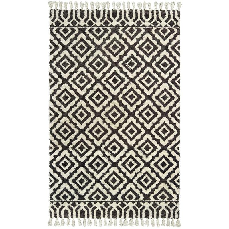 Madison 61406 Ivory/ Brown Indoor Area Rug - 10' x 13'