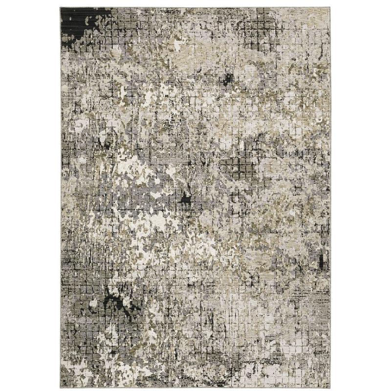 Nebulous 091D9 Grey/ Ivory Indoor Area Rug
