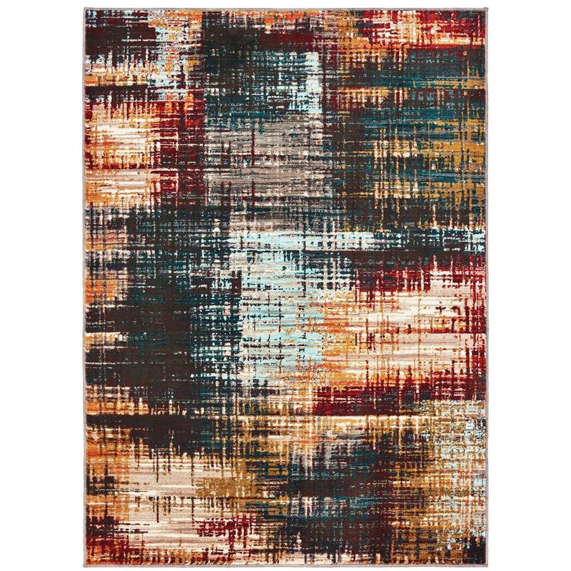 Sedona 9584A Blue/ Gold Indoor Area Rug - 9'10" x 12'10"