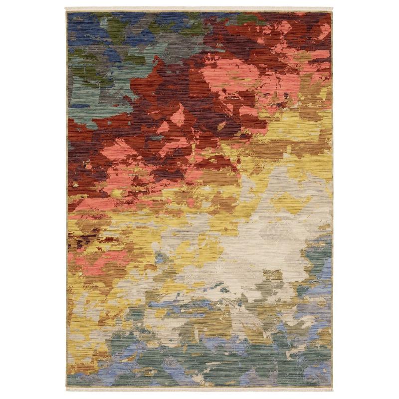 Soleri SOL04 Beige/ Multi Indoor Area Rug