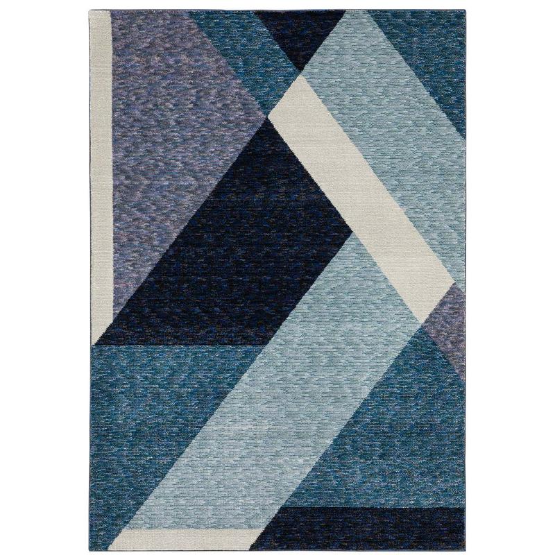 Strada STR08 Blue/ Purple Indoor Area Rug - 3'3" x 5'2"