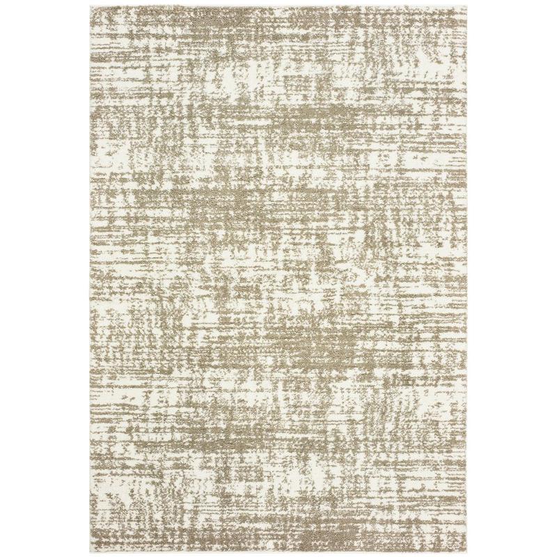 Verona 1803J Ivory/ Taupe Indoor Area Rug - 3'10" x 5'5"