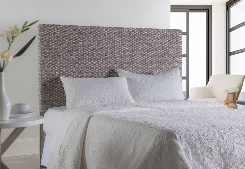 Driftwood Grey Braided King Headboard