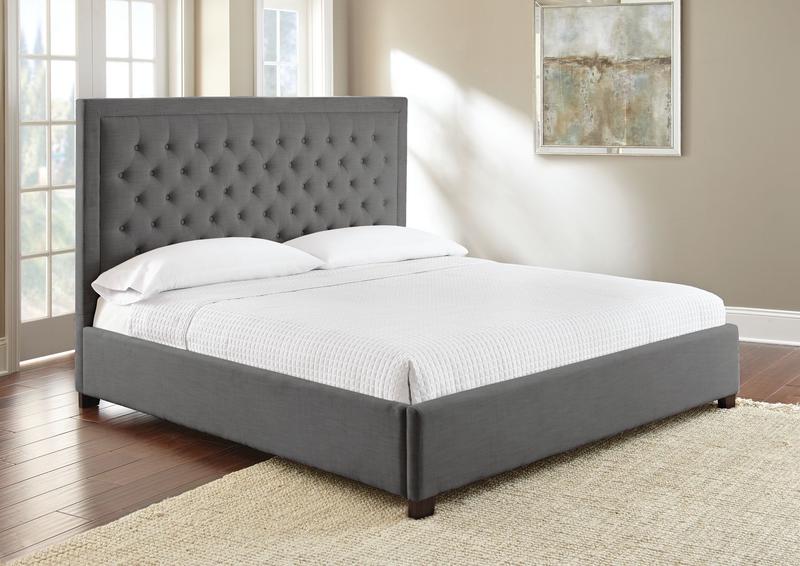 Isadora Queen Bed Gray