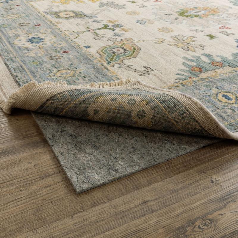 Deluxe Grip Reversible Rug Pad 0005E Grey Indoor Rug Pad - 1'10" x 3'8"