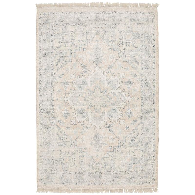 Malabar 45308 Beige/ Grey Indoor Area Rug - 5' x 8'